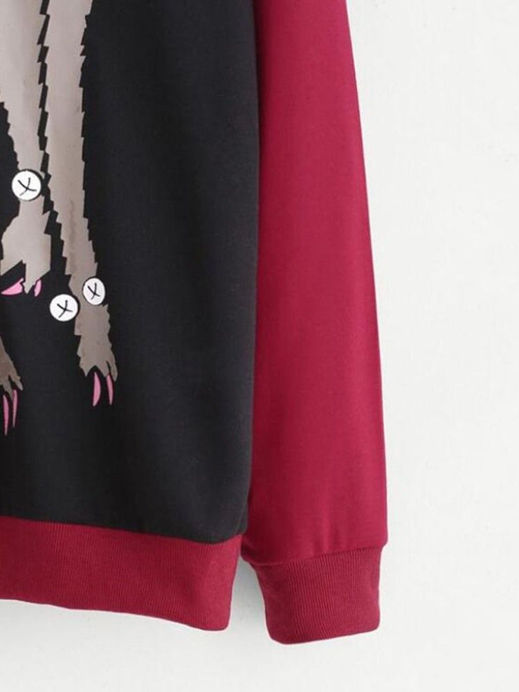 Animal Regular Com Capuz Feminino De Comprimento Médio