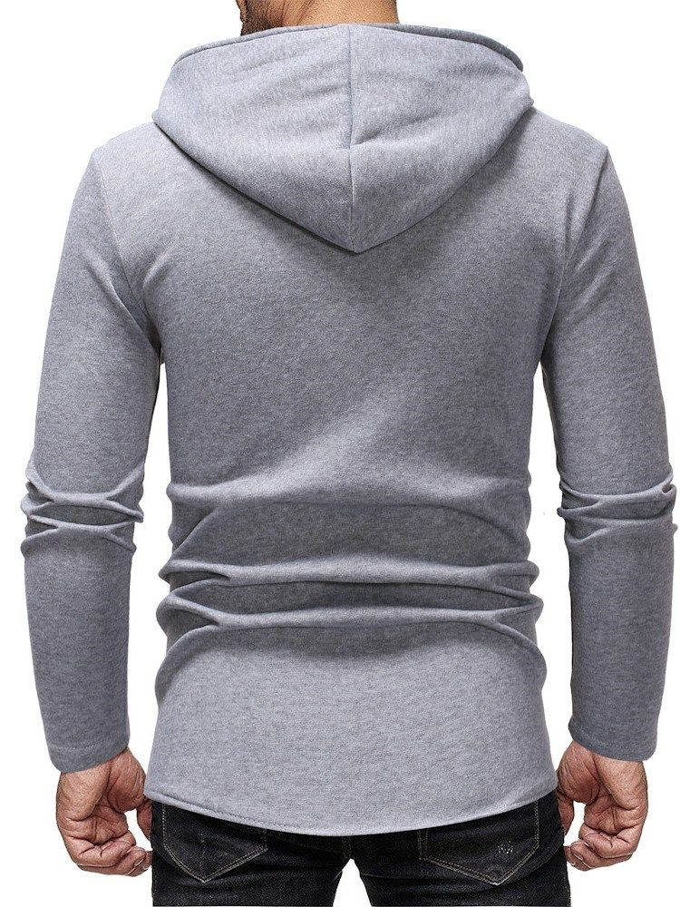 Color Block Zipper Cardigan Casual Masculino Hoodies Slim