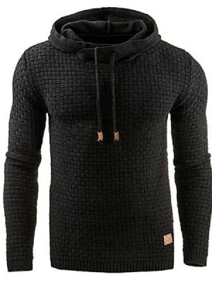 Hoodies Masculinos De Cor Lisa