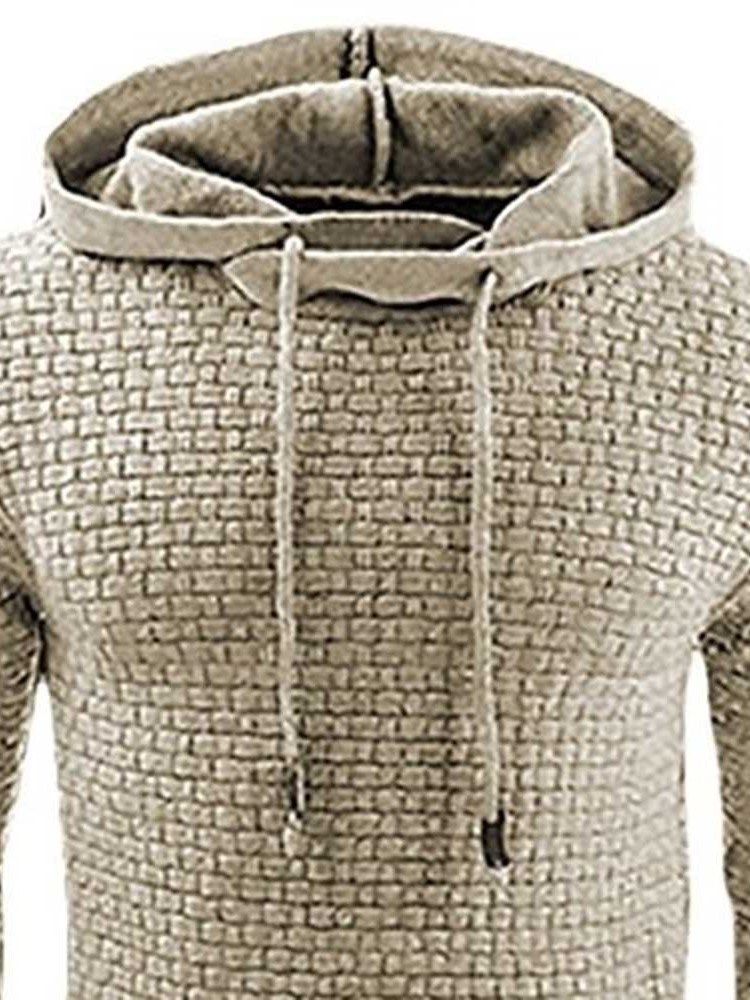 Hoodies Masculinos De Cor Lisa