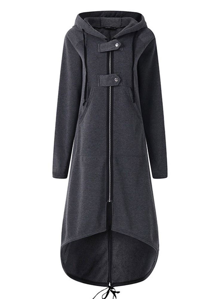 Moletom Assimétrico Regular De Outono Feminino Regular