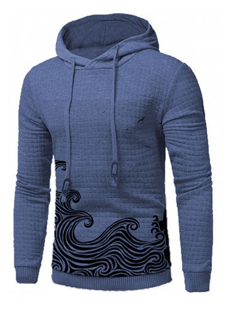 Pulôver Com Capuzes Slim Masculino