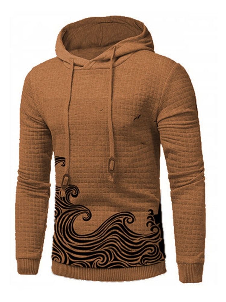 Pulôver Com Capuzes Slim Masculino