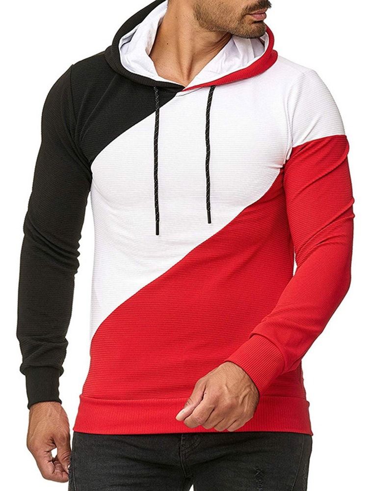 Pulôver De Lã Lisa Casual Com Capuz Masculino