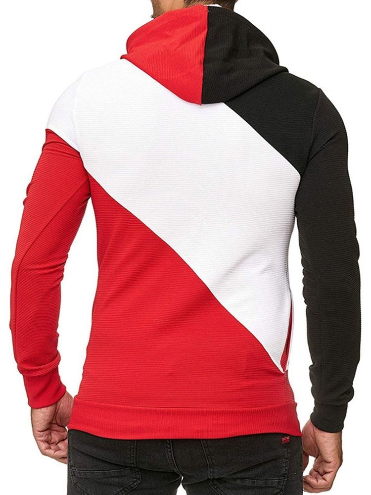 Pulôver De Lã Lisa Casual Com Capuz Masculino