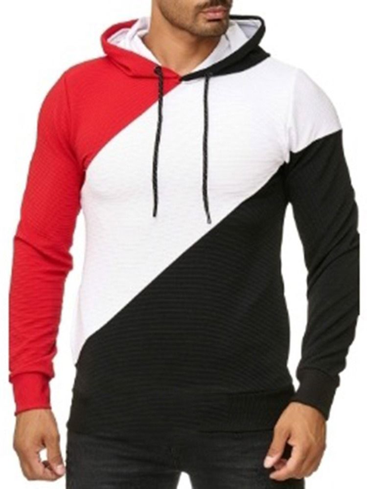 Pulôver De Lã Lisa Casual Com Capuz Masculino