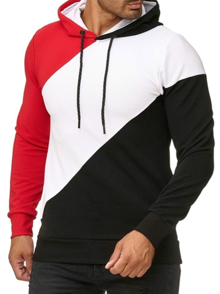 Pulôver De Lã Lisa Casual Com Capuz Masculino