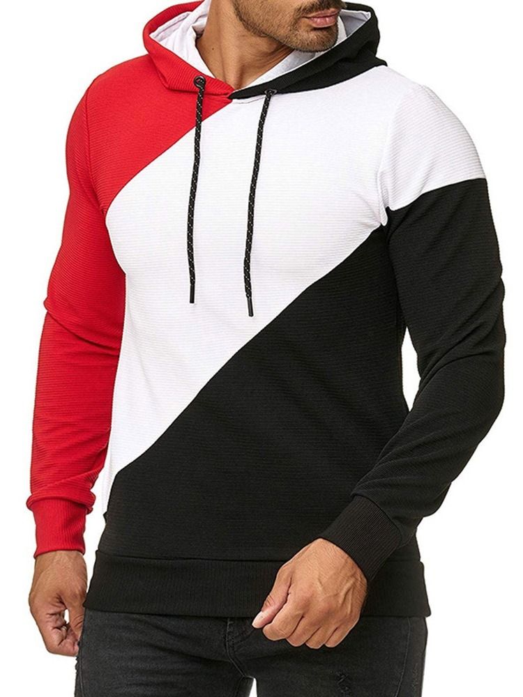 Pulôver De Lã Lisa Casual Com Capuz Masculino