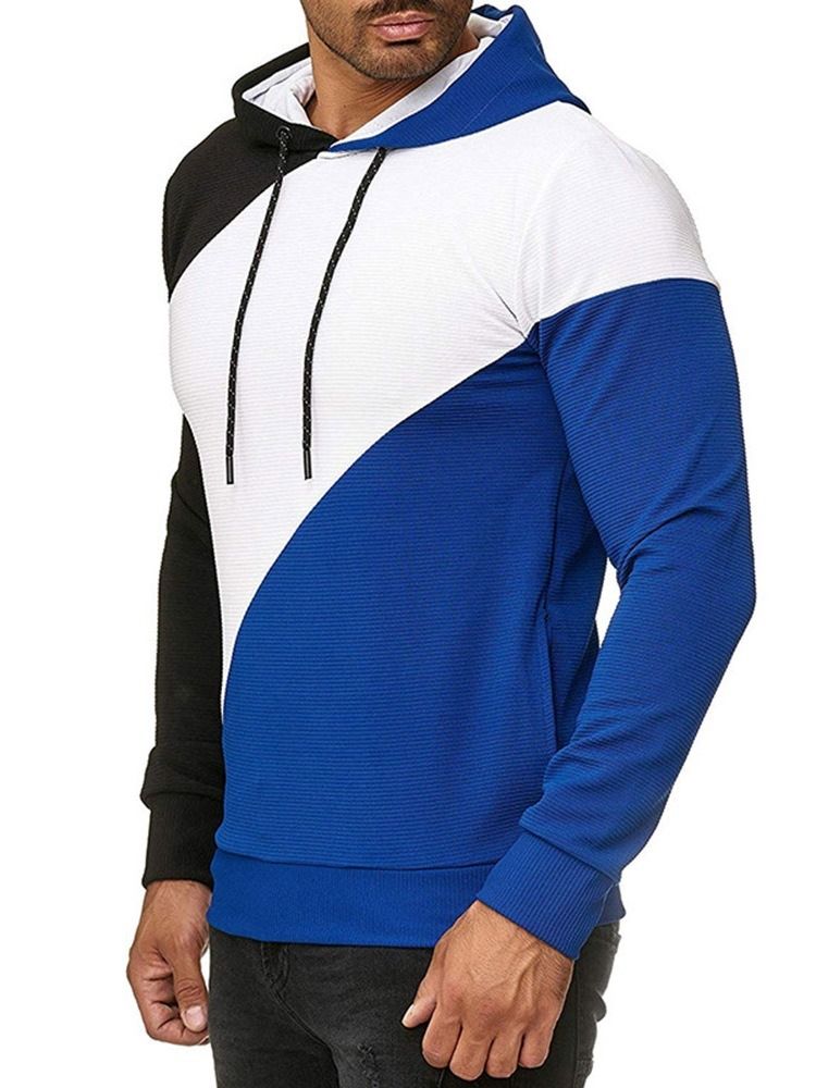 Pulôver De Lã Lisa Casual Com Capuz Masculino