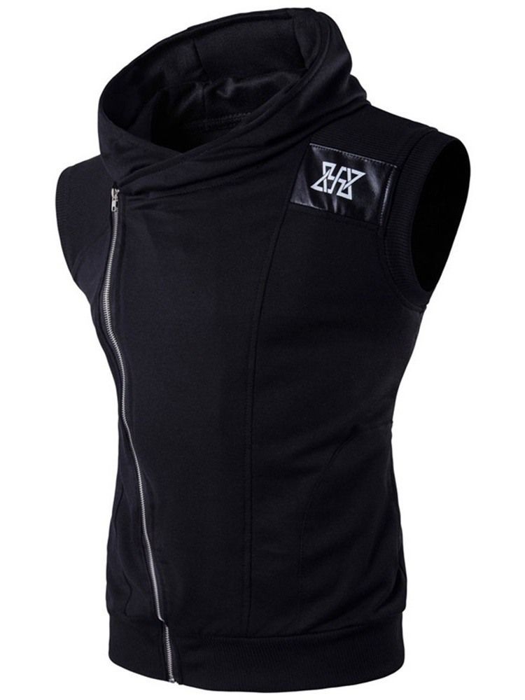 Zíper Cardigan Zíper Meninos Com Capuzes Slim