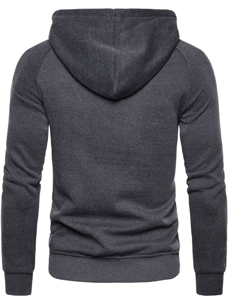 Zíper Liso Cardigan Casacos Magros Masculinos