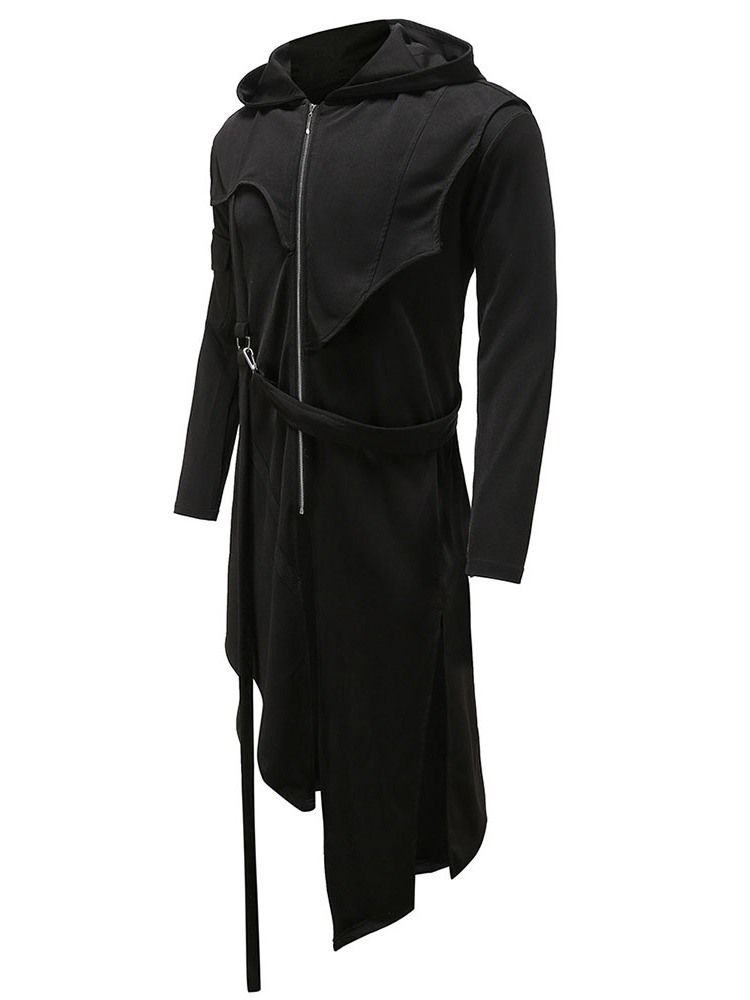 Zipper Cardigan Liso Masculino Hoodies Slim