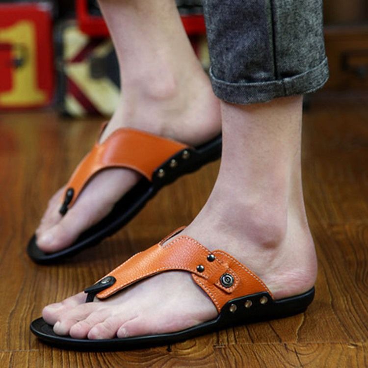 Chinelos Simples Color Block Masculino
