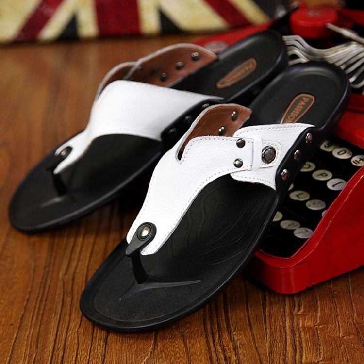 Chinelos Simples Color Block Masculino