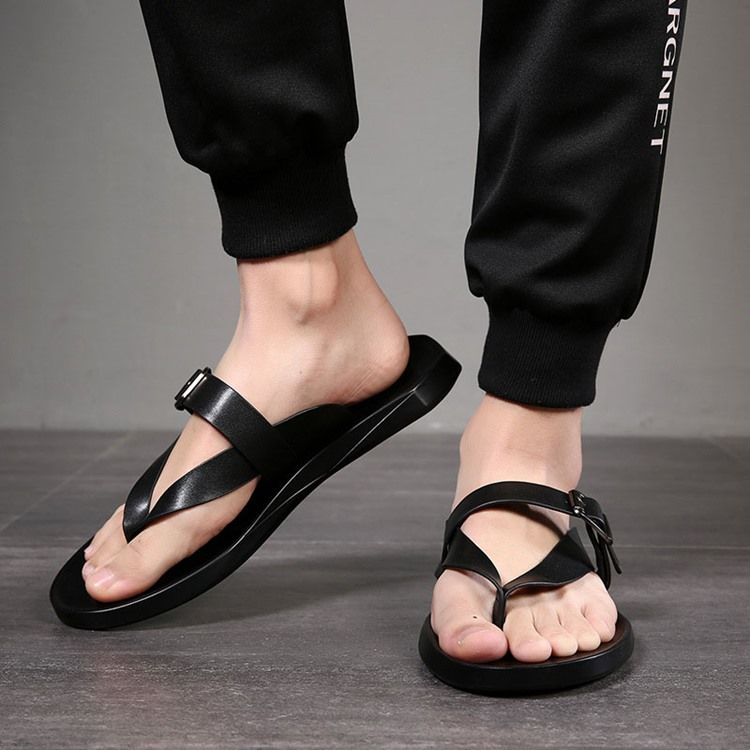 Chinelos Simples Masculino Simples Thong Verão