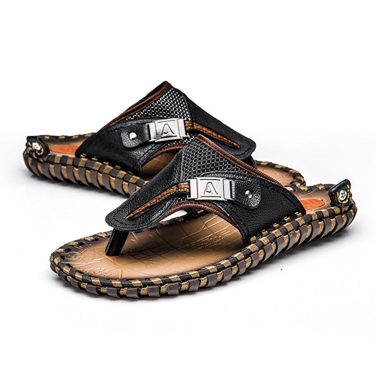 Pantufas De Pu Thong Slip-on Masculino