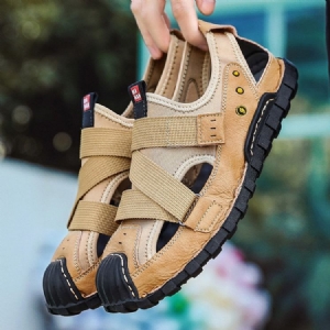 Sandálias Ocas De Corte Alto Com Plataforma Velcro Masculina