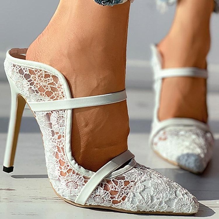 Sapatos Femininos De Salto Agulha Com Salto Alto E Salto Alto (5-8 cm)