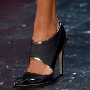 Sapatos De Salto Agulha Femininos Com Ponta De Ponta Pontiaguda Bombas Casuais