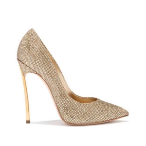 Sapatilhas Femininas De Salto Agulha E Strass