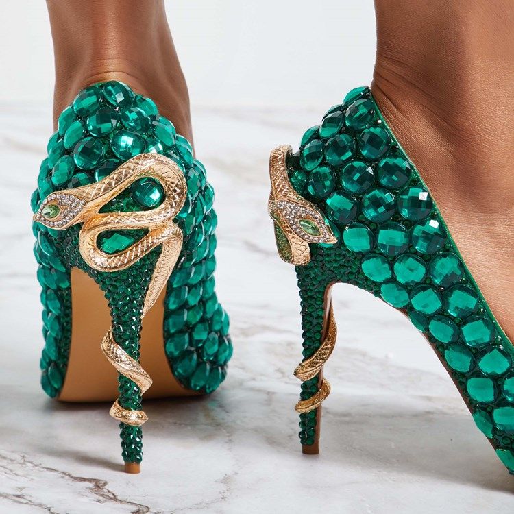 Sapatos De Baile Feminino De Salto Agulha Com Strass