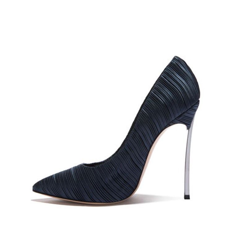 Sapatos De Formatura Femininos Com Salto Agulha E Salto Agulha De Tecido