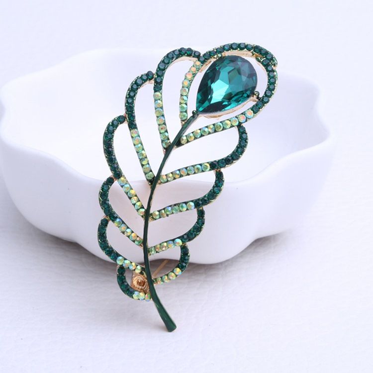 Broches De Cristal Vegetal