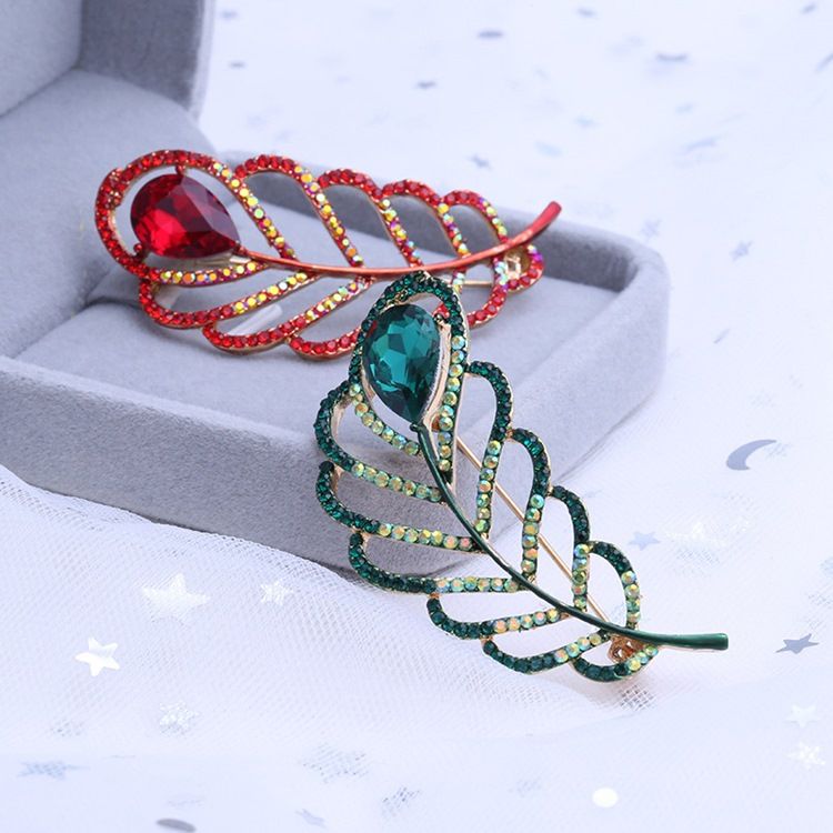 Broches De Cristal Vegetal
