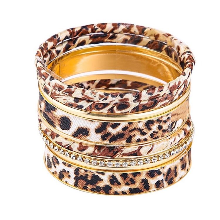 Pulseira Leopard Feminino Com Estampa De Leopardo