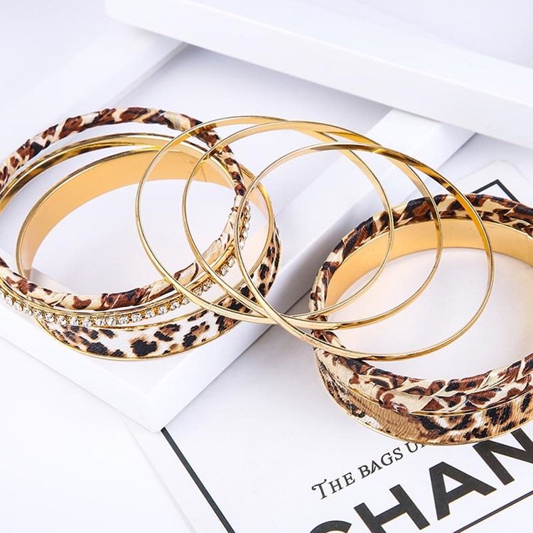 Pulseira Leopard Feminino Com Estampa De Leopardo