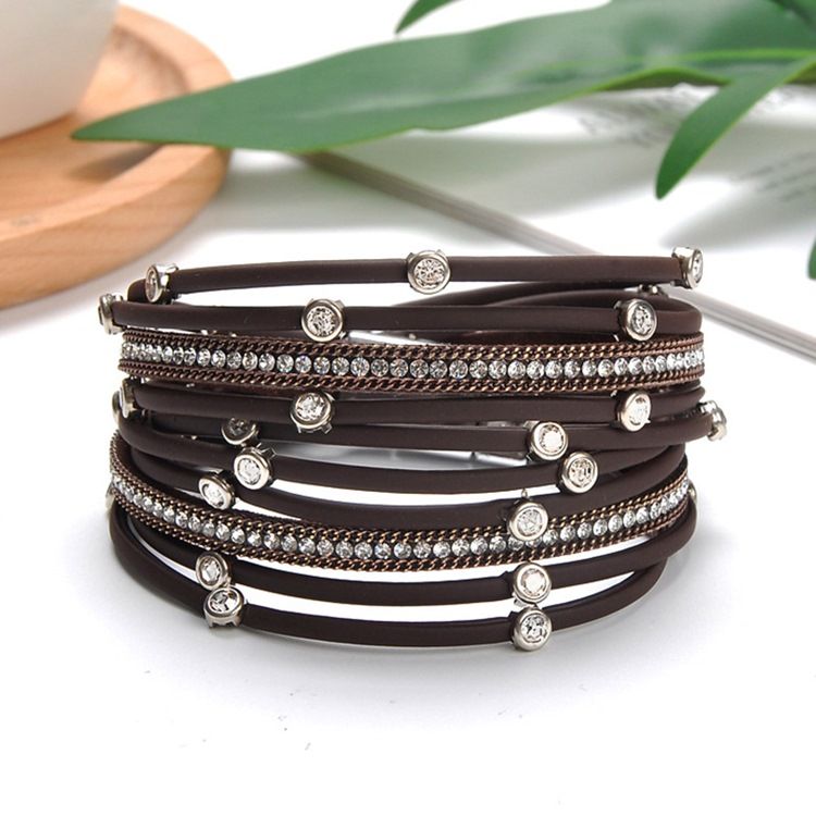 Pulseiras Diamante Femininas Europeias