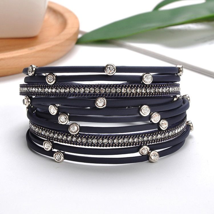 Pulseiras Diamante Femininas Europeias
