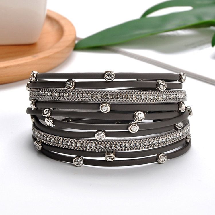 Pulseiras Diamante Femininas Europeias
