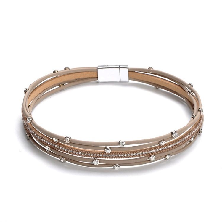 Pulseiras Diamante Femininas Europeias