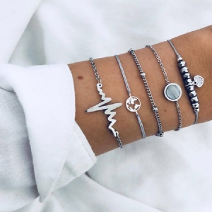 Pulseiras Femininas Geométricas Coreanas Para Festas