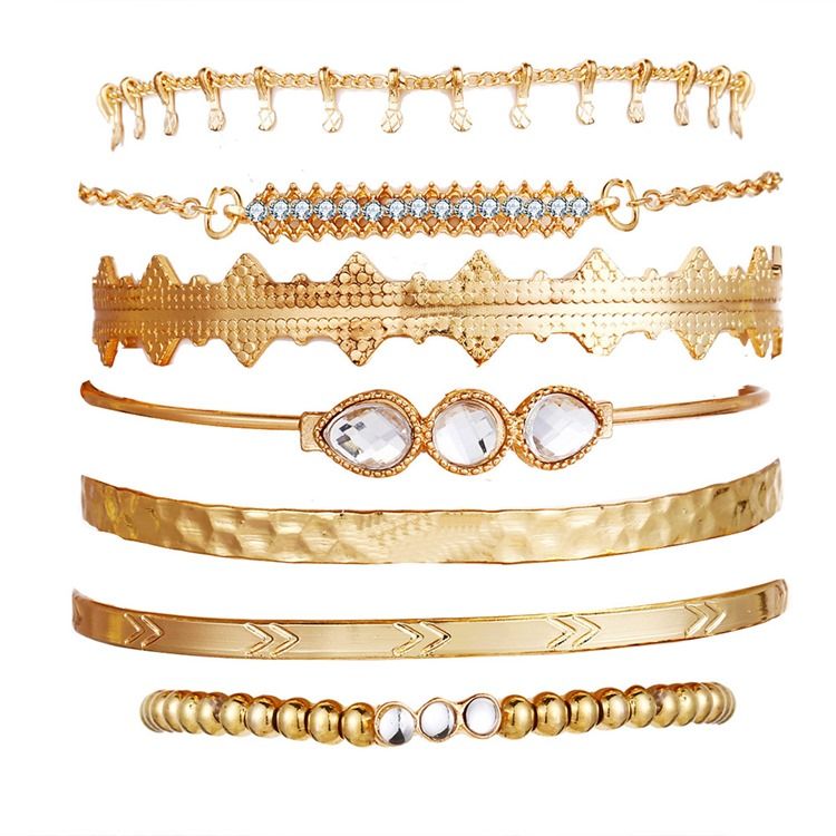 Pulseiras Geométricas Femininas Geométricas Coreanas