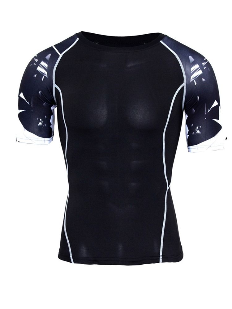 Badminton Masculino Anti-suor Estampado Conjuntos Esportivos Completos