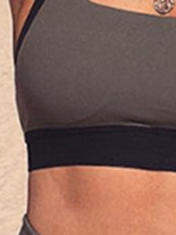 Conjunto De Esportes Feminino Sem Mangas Com Bloco De Cores Feminino