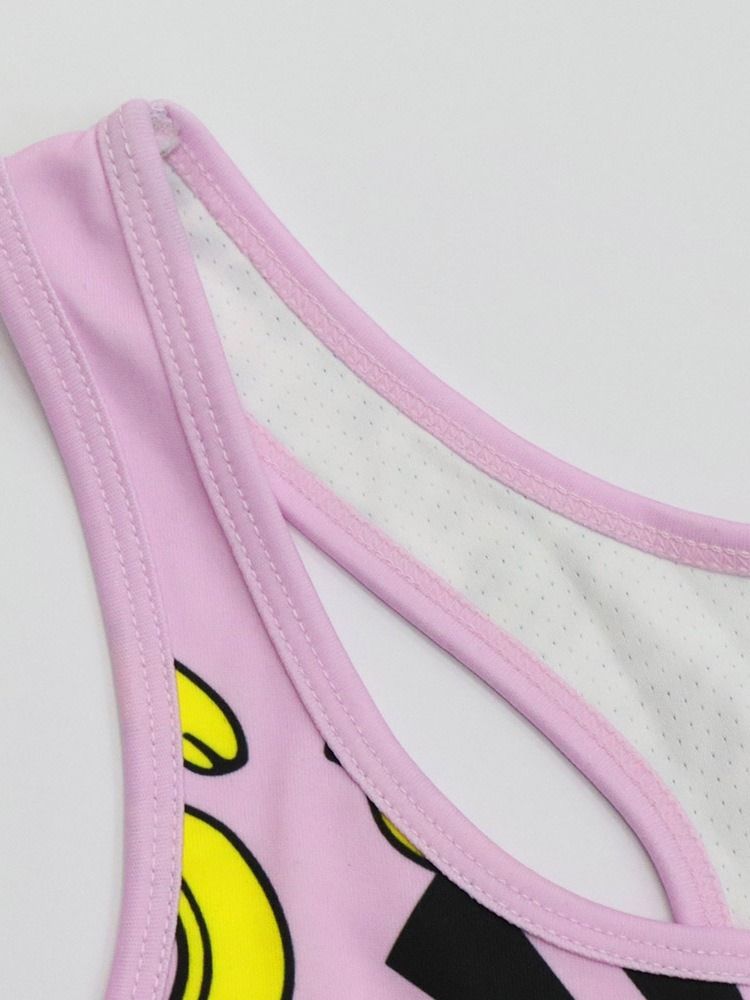 Conjuntos De Roupas Femininas Com Estampa Respirável De Poliéster Pulôver De Ioga