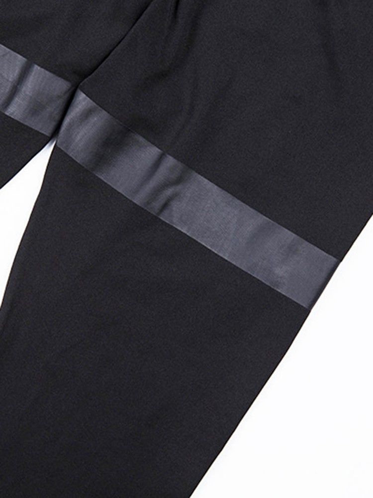 Patchwork Feminino Anti-suor De Comprimento Total Conjuntos De Esportes De Dança De Rua