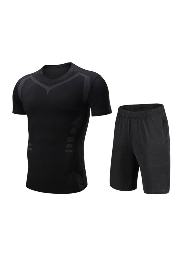 Shorts Pulôver Masculino Conjuntos De Esportes Para Corrida