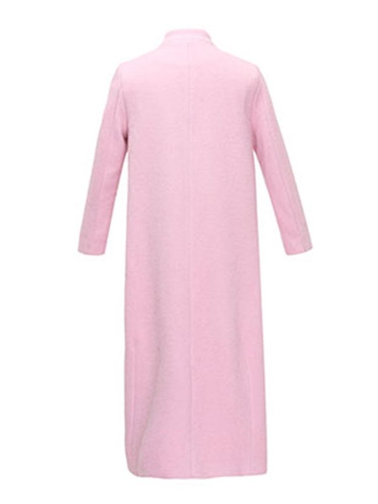 Casaco Bowknot Feminino De Cor Sólida Plissada