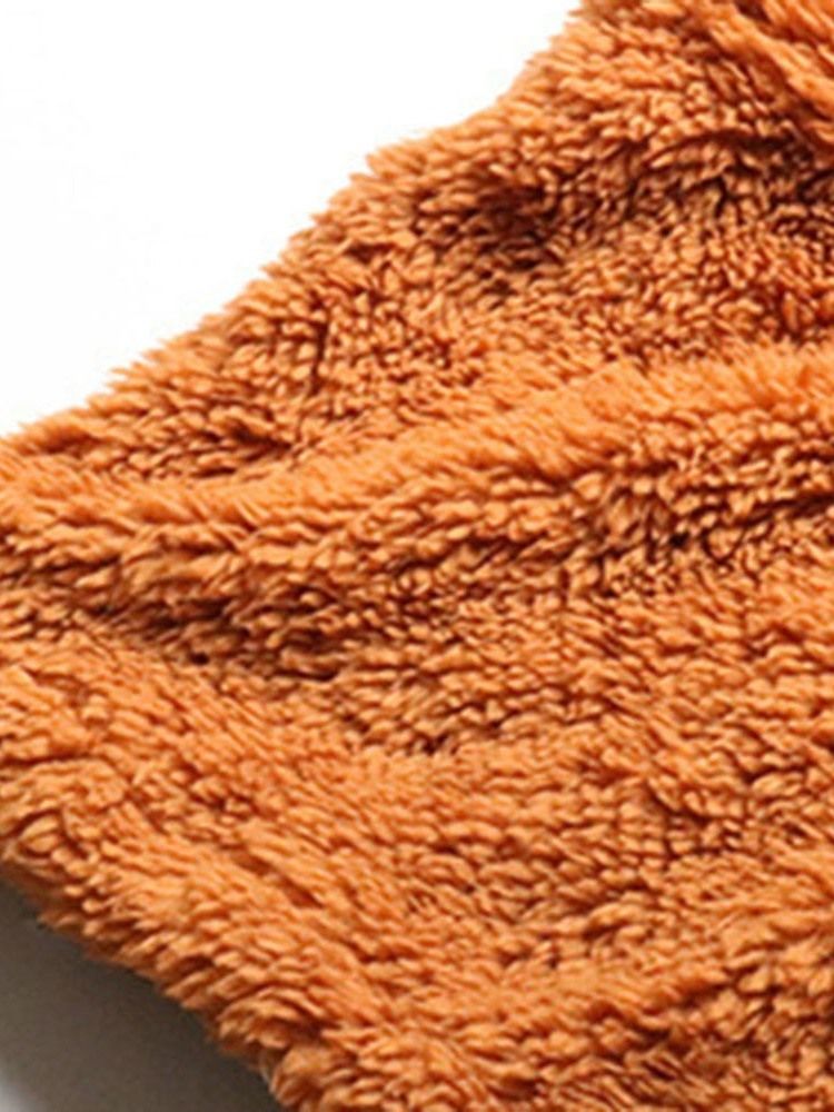 Sobretudo Solto Regular De Inverno De Comprimento Médio Feminino